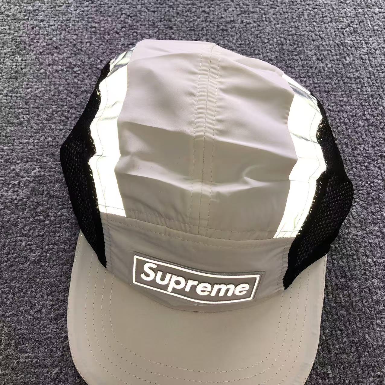 Supreme Side Mesh Camp Cap Light Yellow