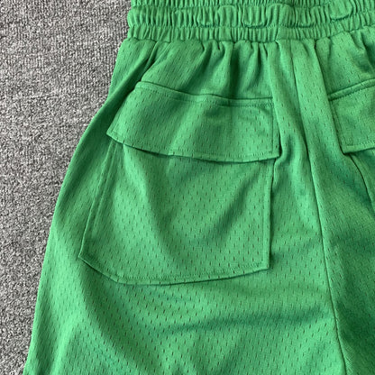 RHUDE SHORTS GREEN