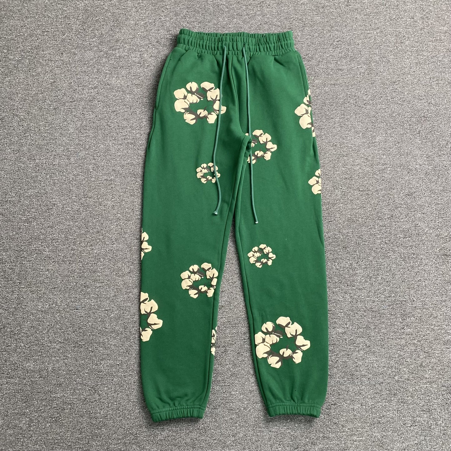 DENIM TEARS X CPFM CACTUS TEARS WREATH PANTS GREEN