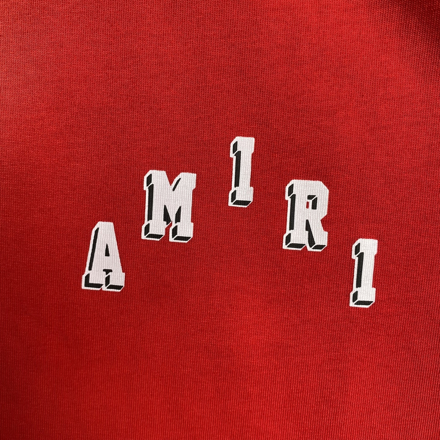 AMIRI COLLEGIATE TEE RED