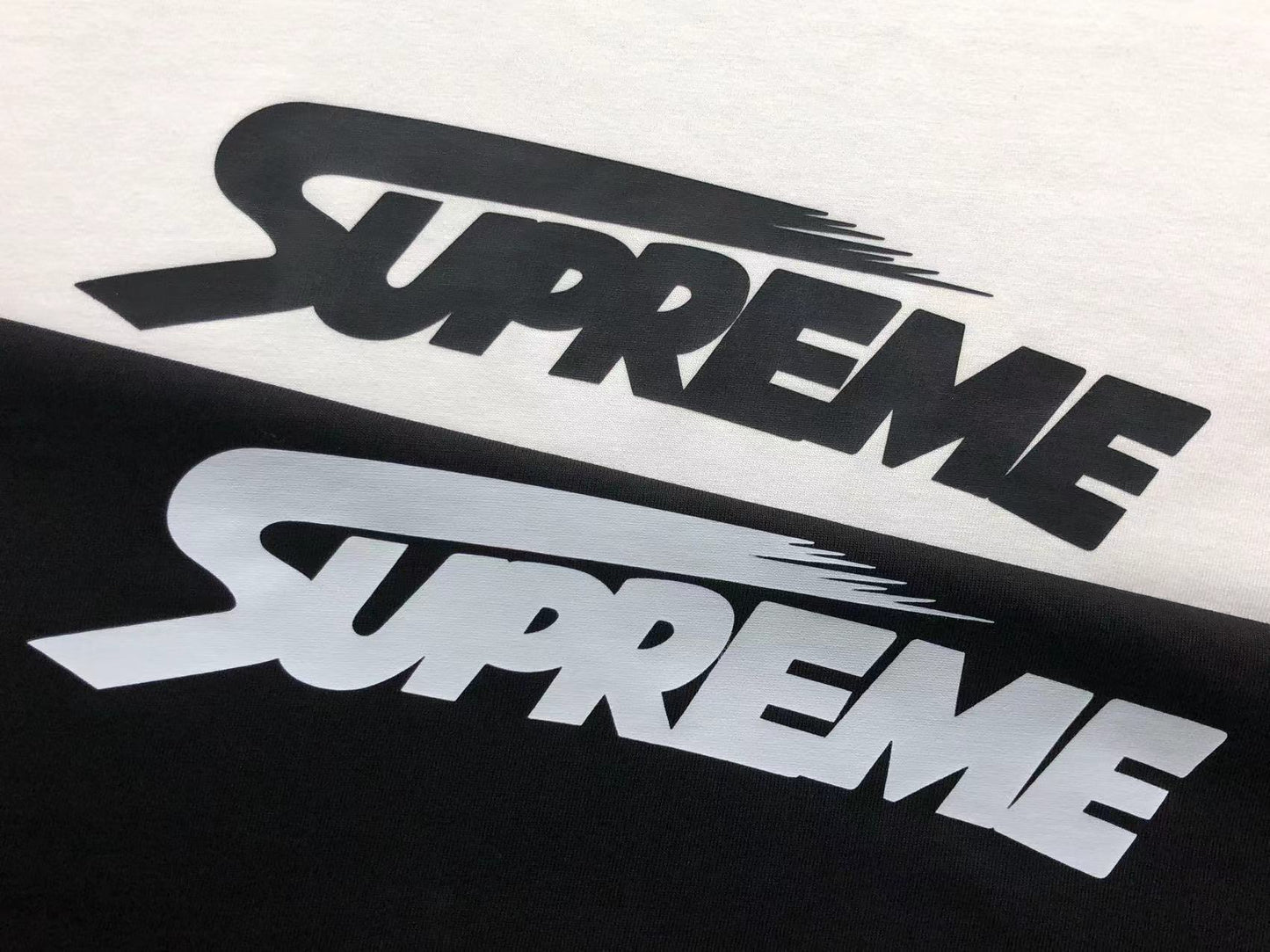 SUPREME X MONT BLANC TEE BLACK