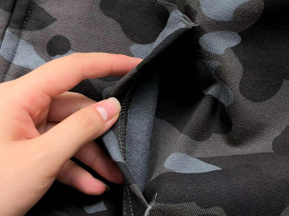 BAPE COLOR CAMO SHARK FULL ZIP HOODIE BLACK