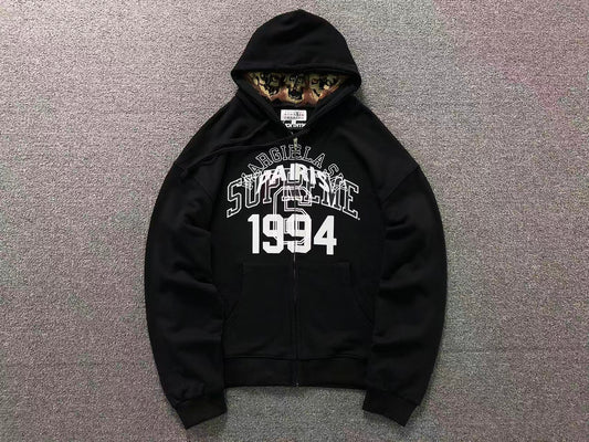 Supreme MM6 Maison Margiela Zip Up Jacket Black