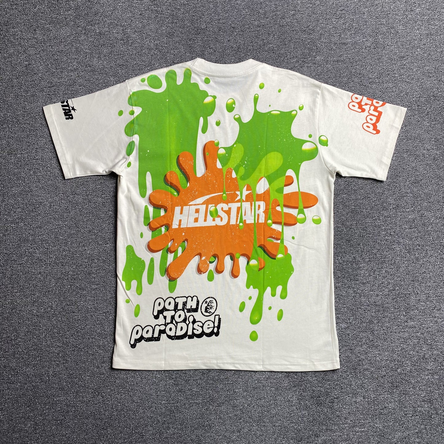 HELLSTAR X NICKELODEON SLIME TEE WHITE