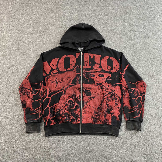 Mixed Emotion Deserted Jacket Black