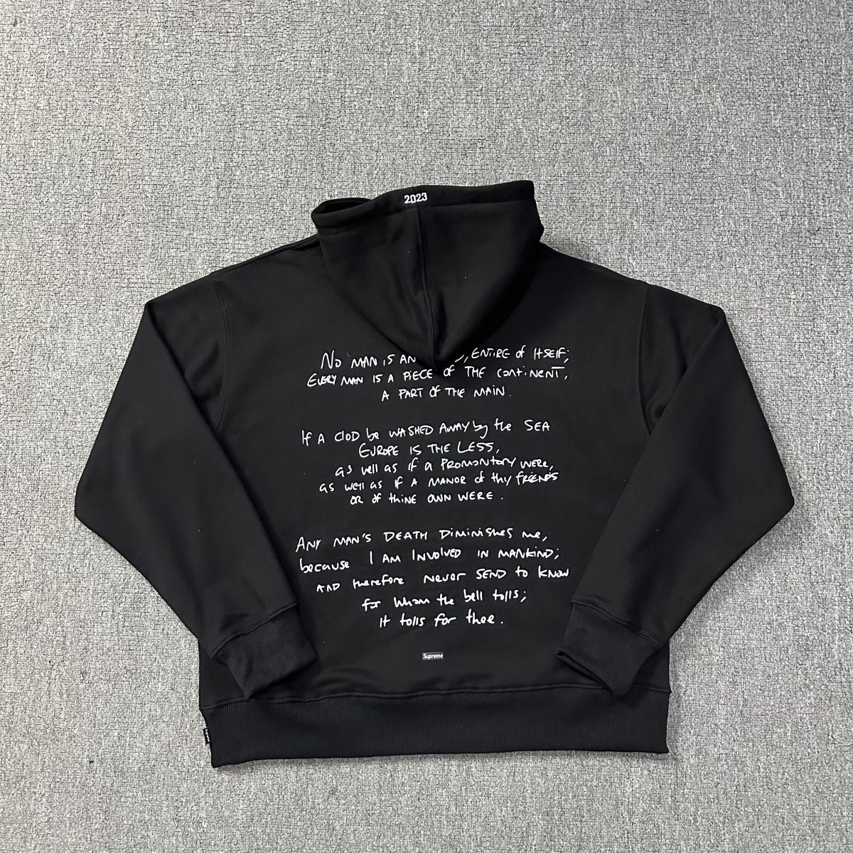 SUPREME CORTEIZ RULES THE WORLD HOODIE BLACK