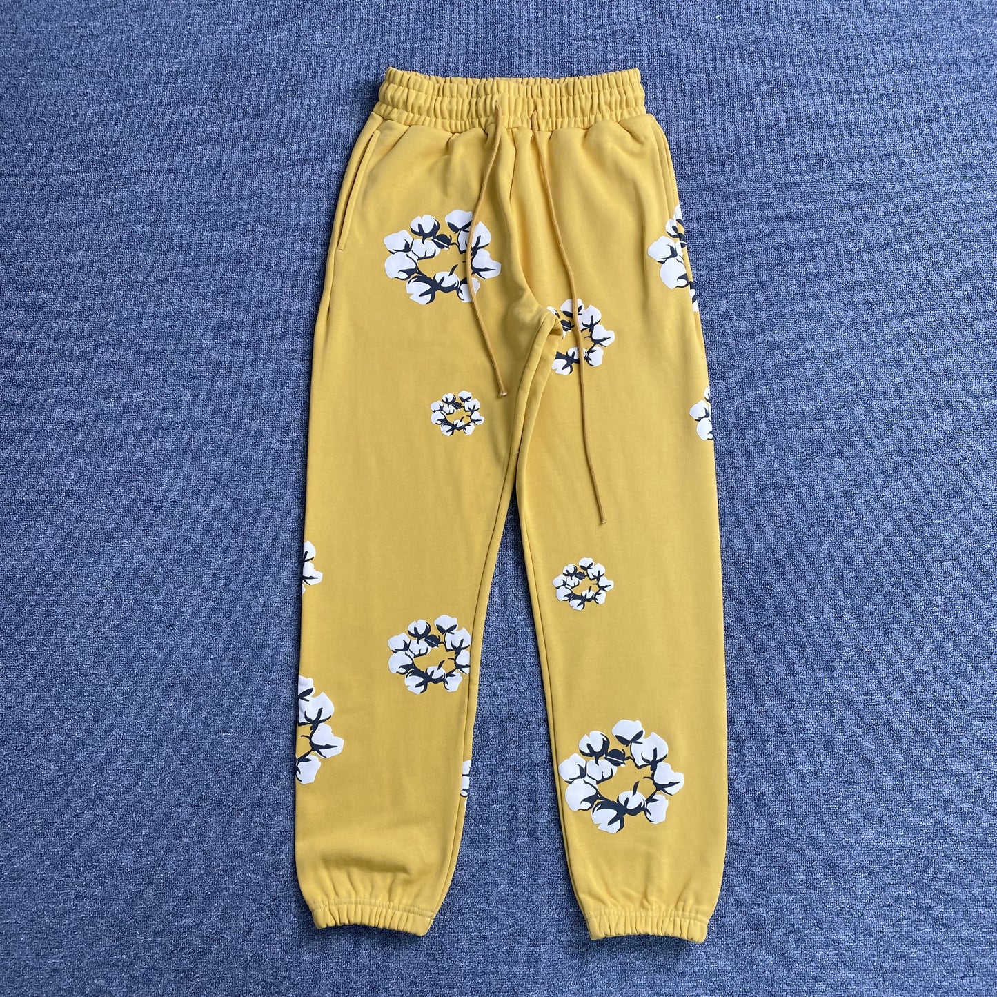 DENIM TEARS X CPFM CACTUS TEARS WREATH PANTS YELLOW