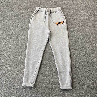 TRAPSTAR CHENILLE DECODED TRACKSUIT GREY ORANGE