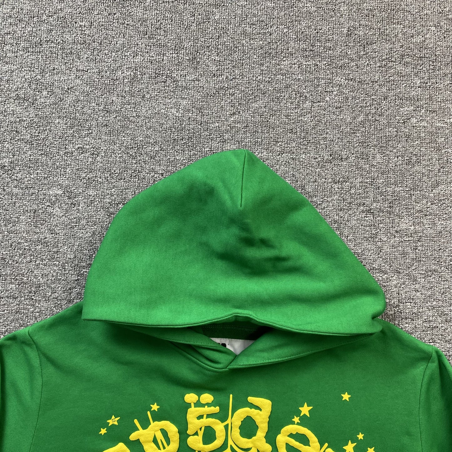 SP5DER STAR OG WEB V2 HOODIE SLIME GREEN