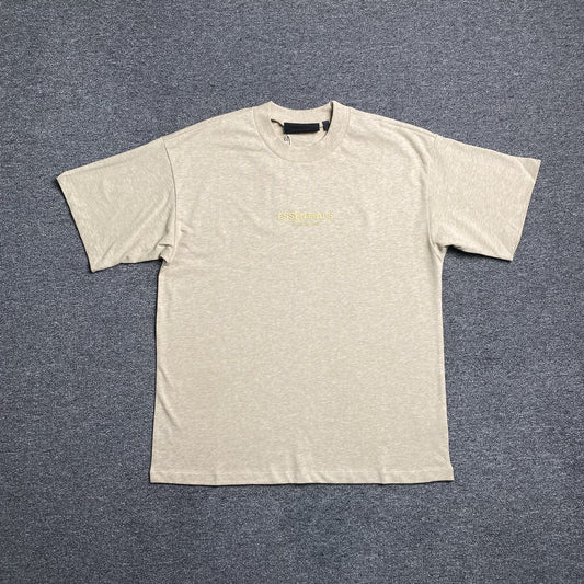 Fear Of God Essentials Small Logo Tee Gold Heather