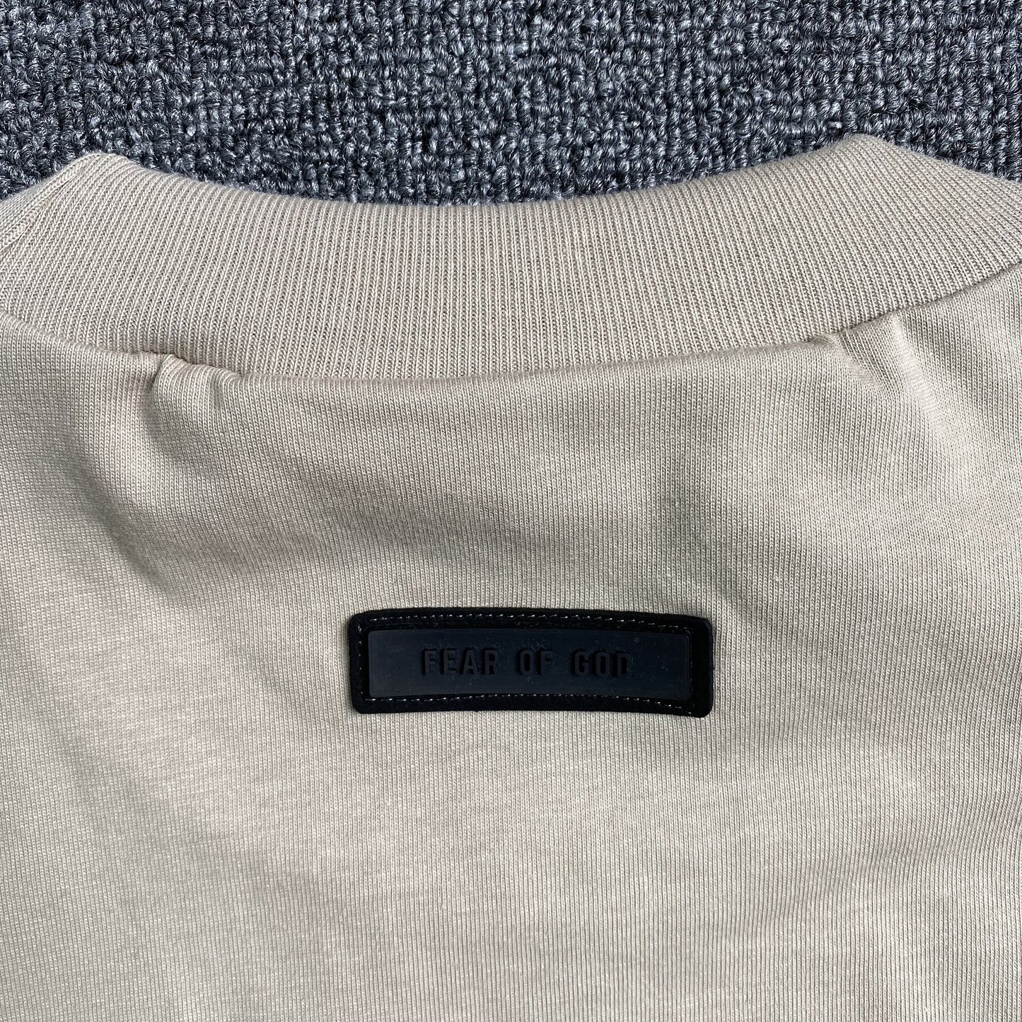 Fear Of God Essentials Small Logo Tee Silver Cloud