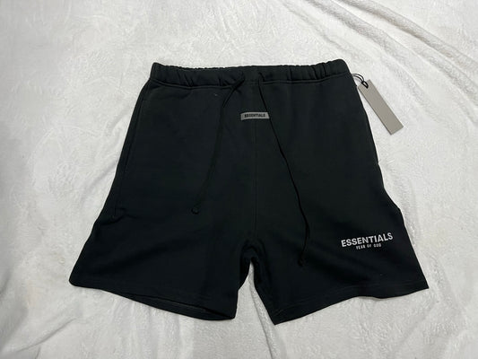 FEAR OF GOD ESSENTIALS SWEAT SHORTS BLACK-Drip Store Argentina