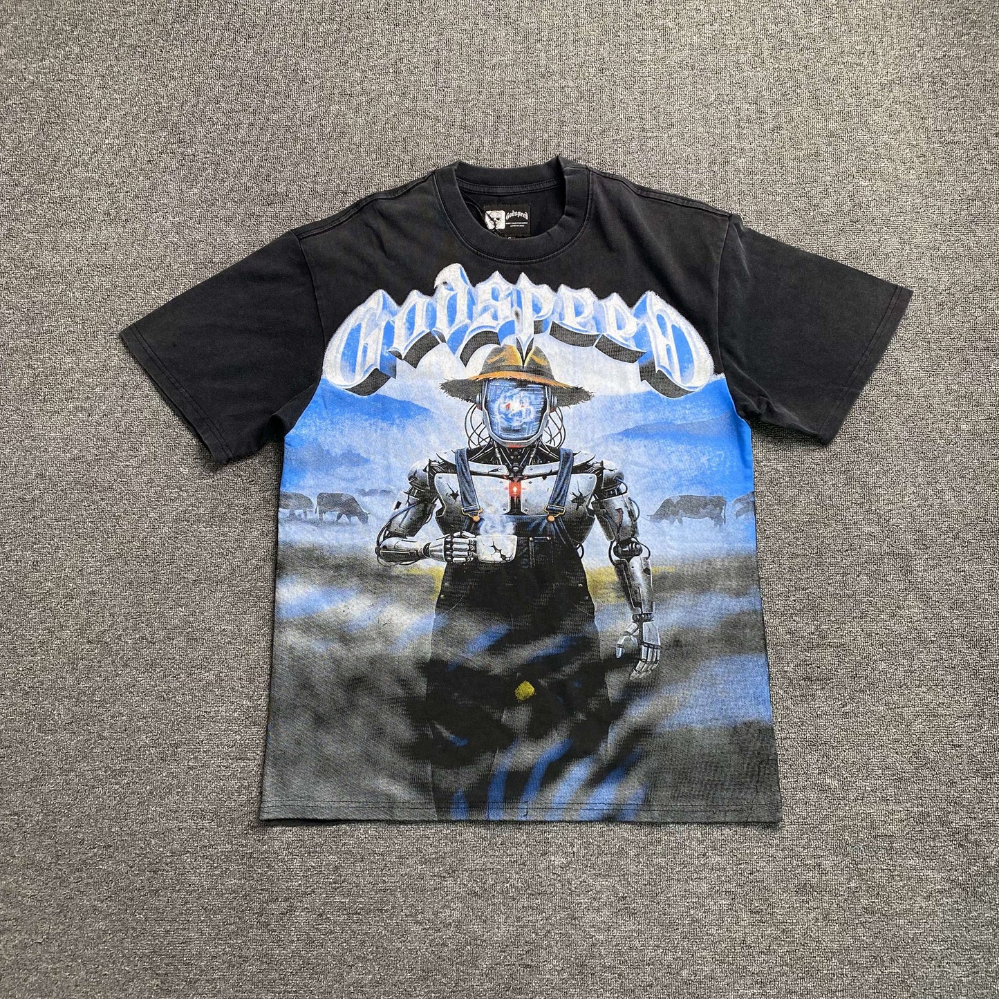 Godspeed Aura Farm Tee Black
