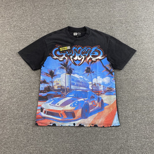 Godspeed Car Meet Miami Tee Black