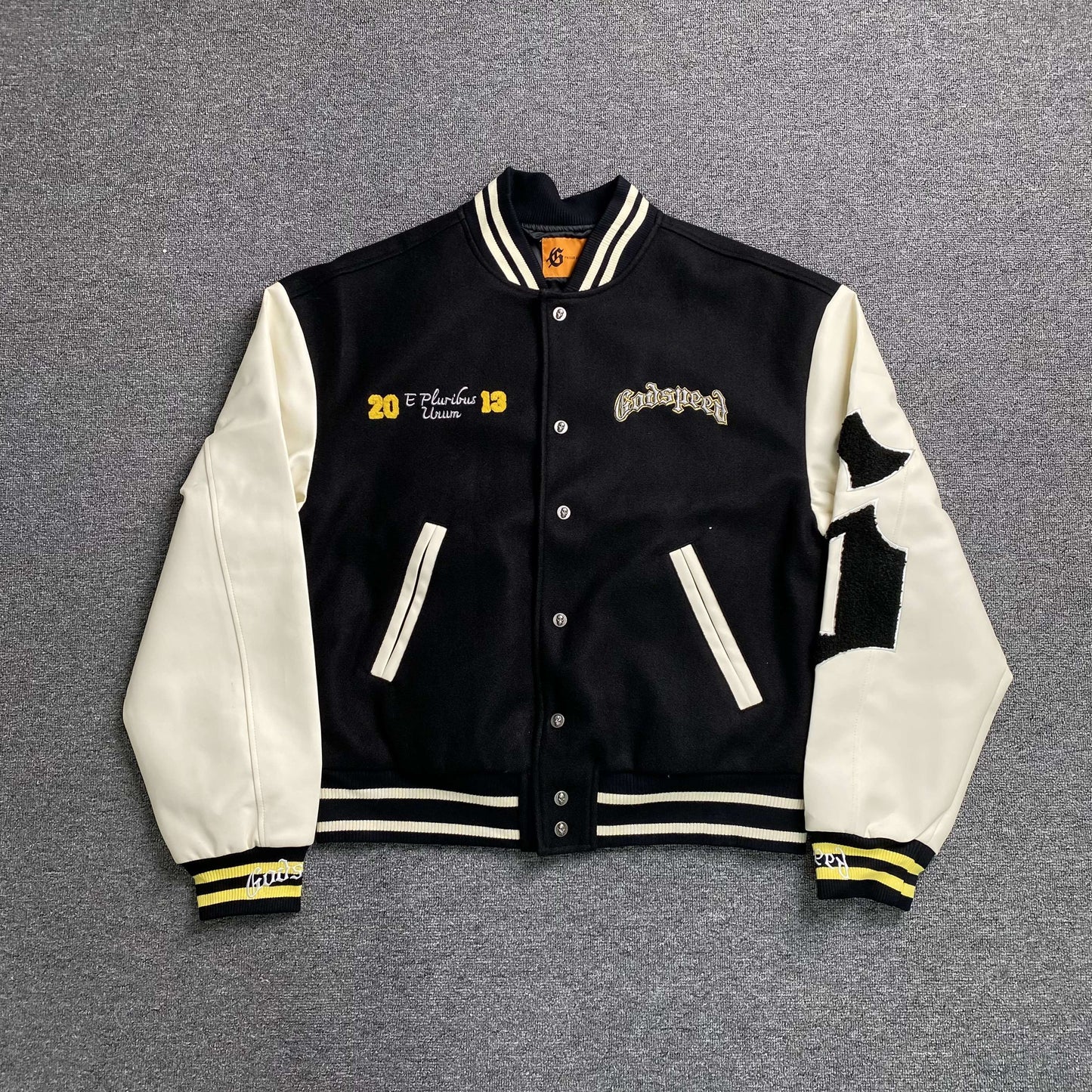 Godspeed Chrome Seduction Varsity Jacket Black