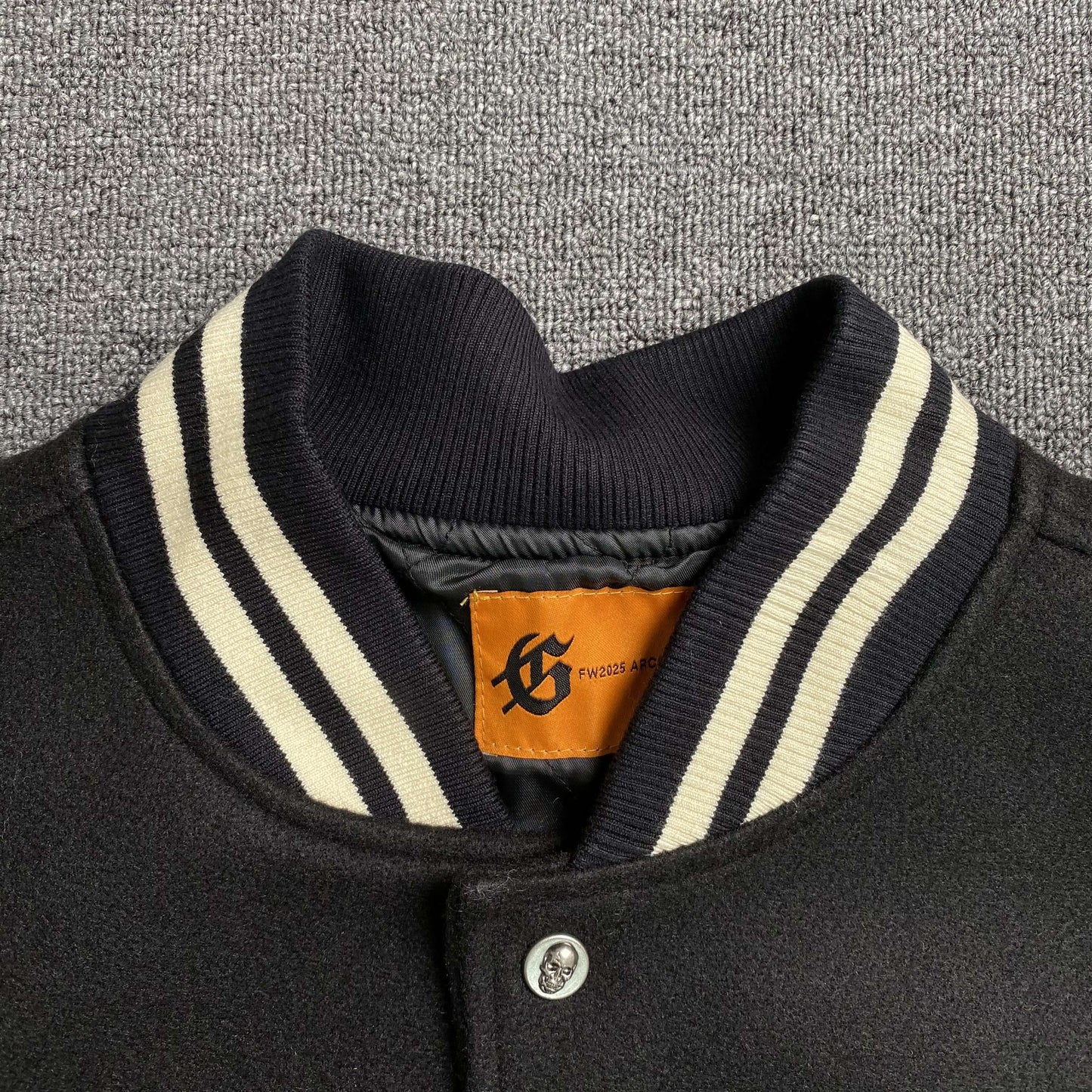 Godspeed Chrome Seduction Varsity Jacket Black