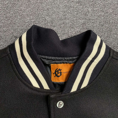Godspeed Chrome Seduction Varsity Jacket Black