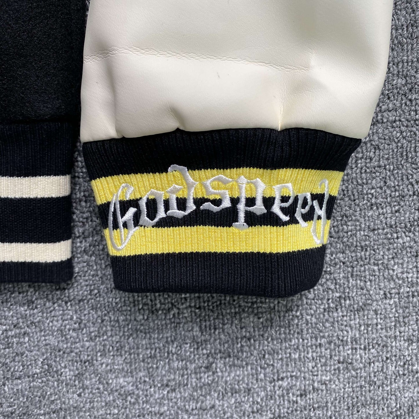 Godspeed Chrome Seduction Varsity Jacket Black