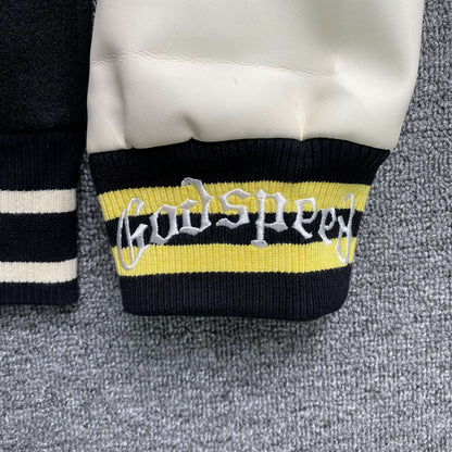 Godspeed Chrome Seduction Varsity Jacket Black