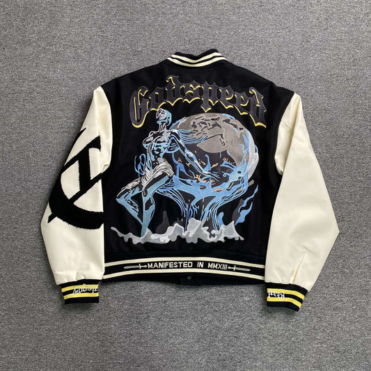 Godspeed Chrome Seduction Varsity Jacket Black