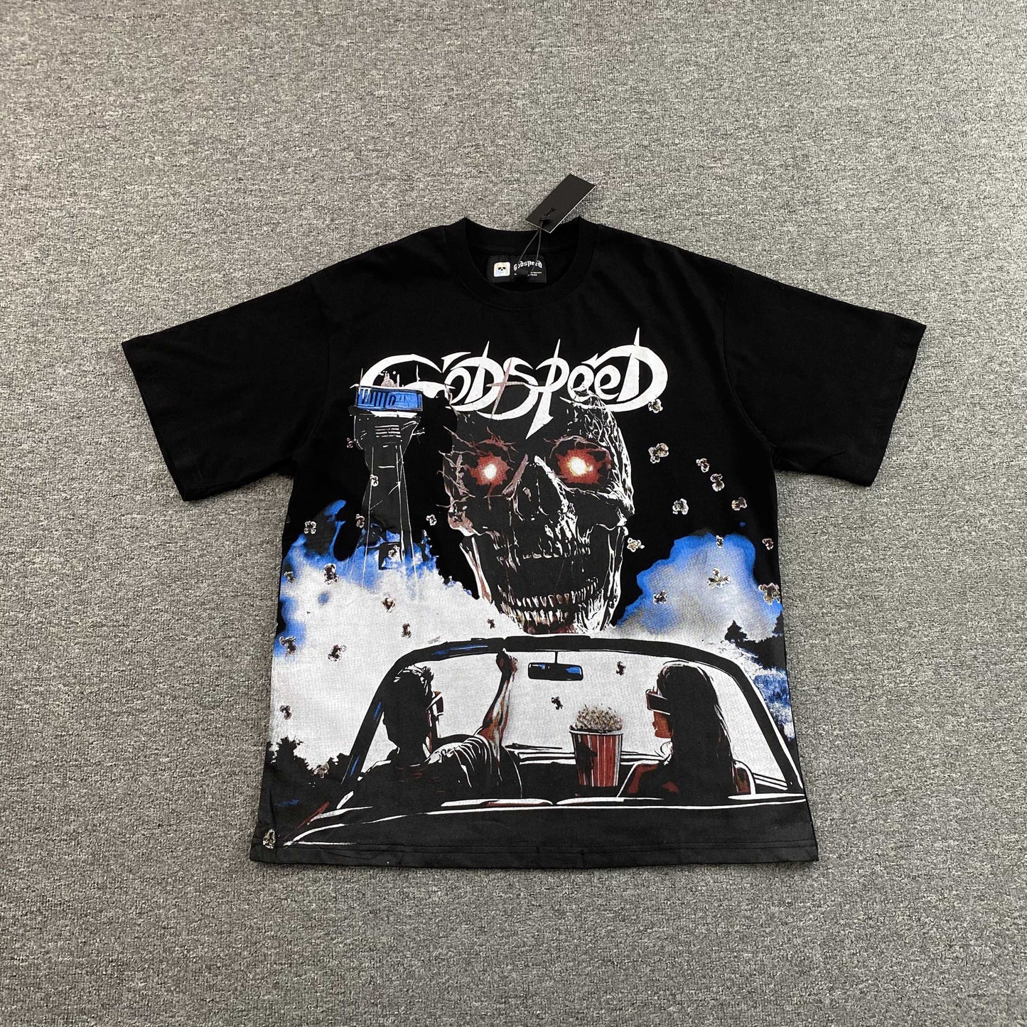 Godspeed Drive-In Tee Black