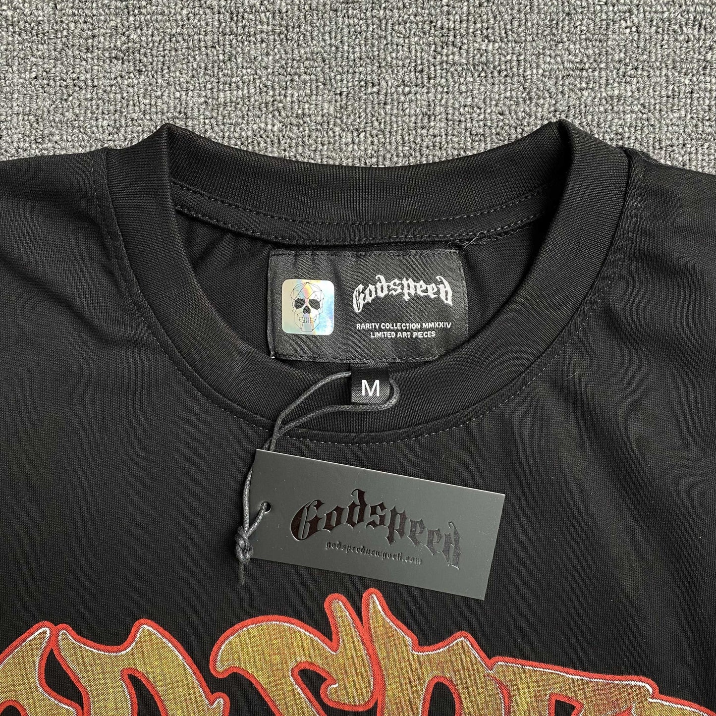 Godspeed F1 Finishline Tee Black