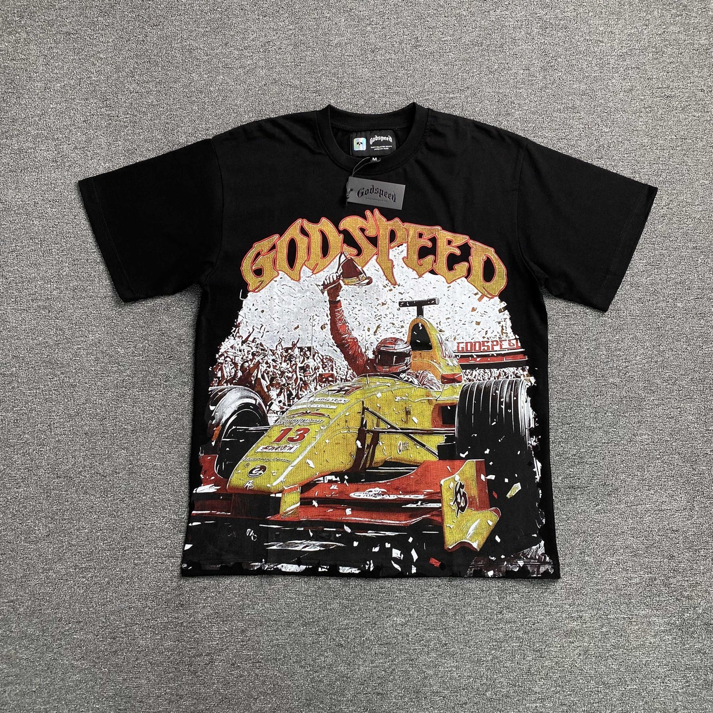 Godspeed F1 Finishline Tee Black