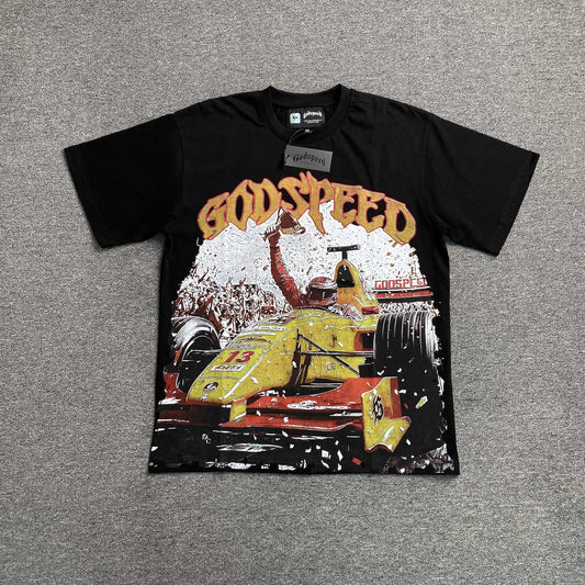 Godspeed F1 Finishline Tee Black
