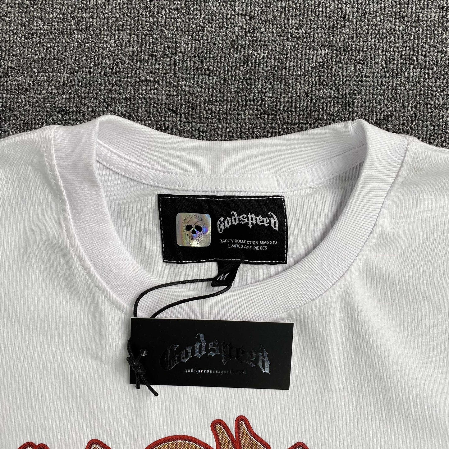 Godspeed F1 Finishline Tee White