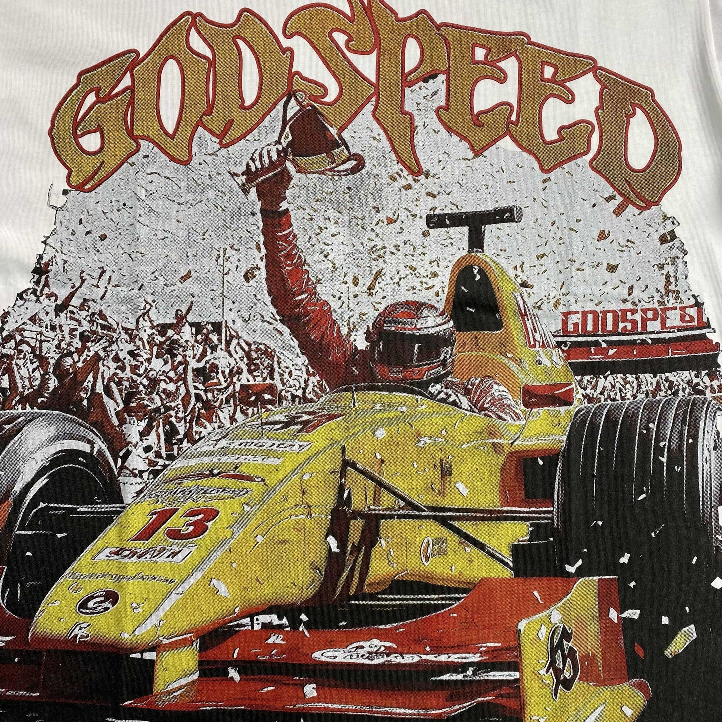 Godspeed F1 Finishline Tee White