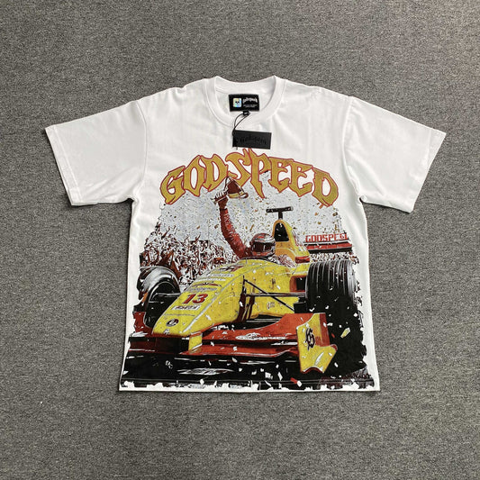 Godspeed F1 Finishline Tee White
