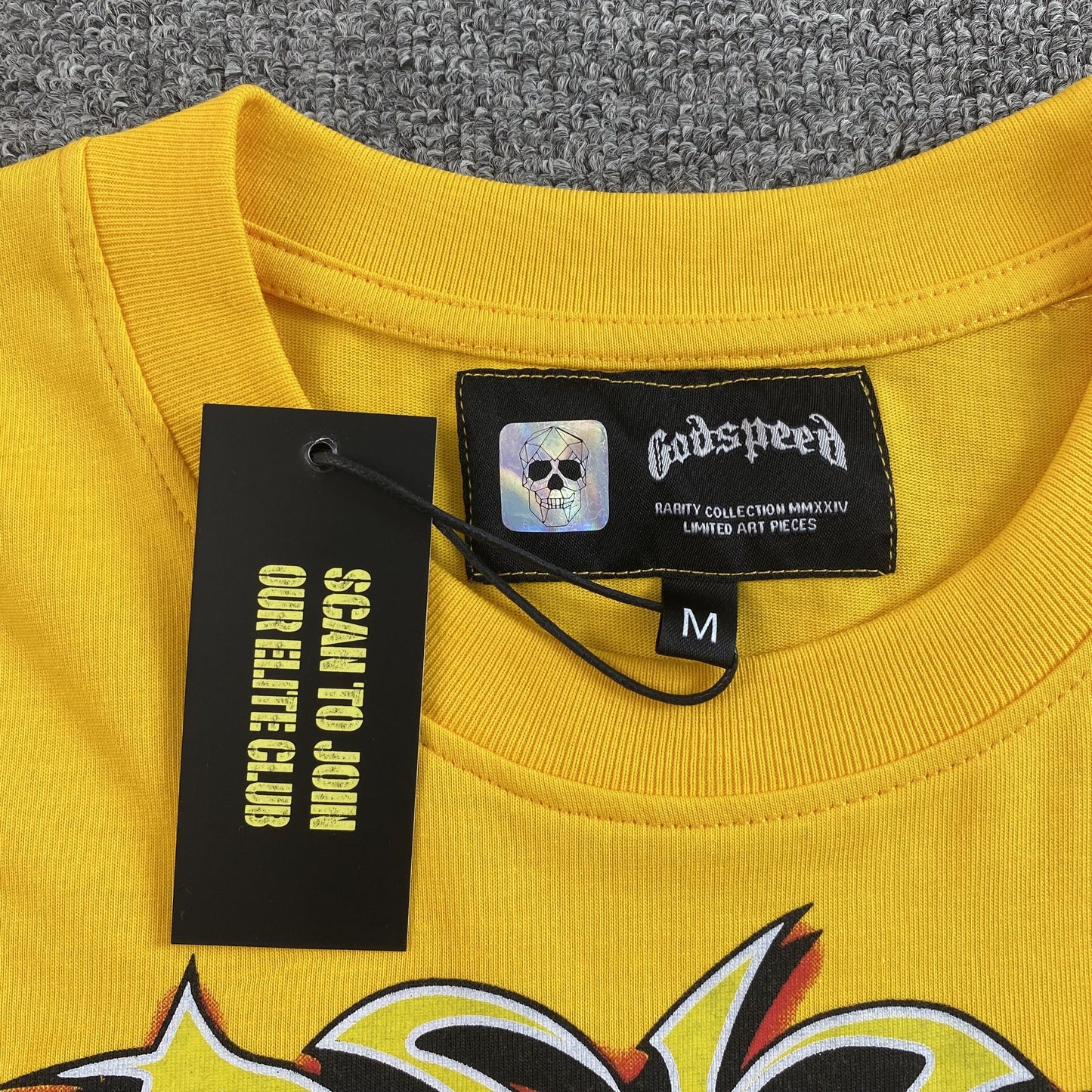 Godspeed Indoor Tee Yellow