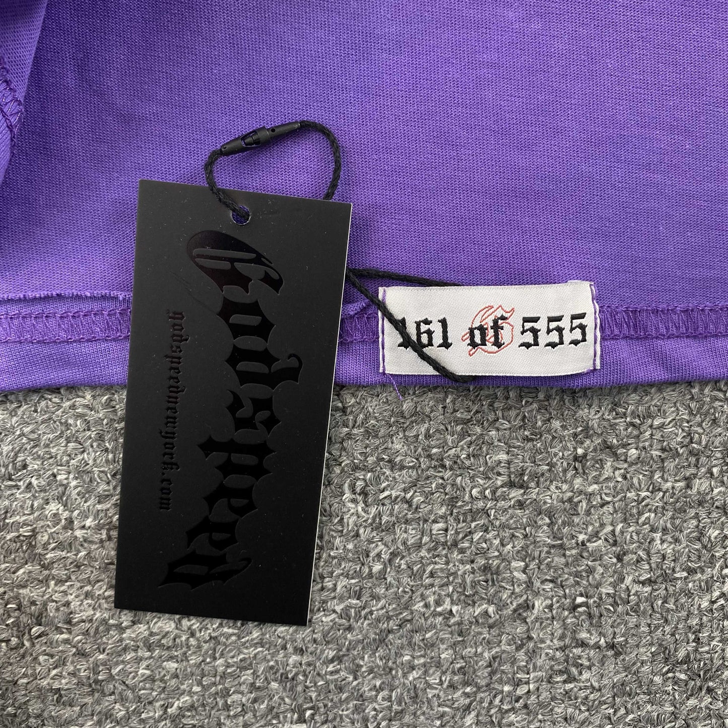 Godspeed JFK to MIA Tee Purple