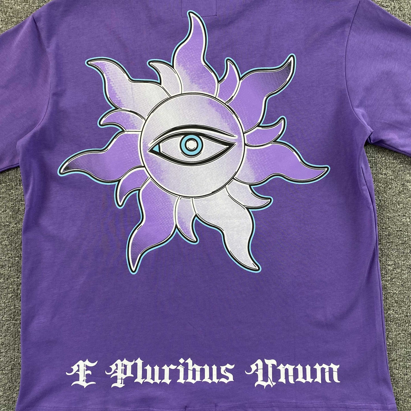 Godspeed JFK to MIA Tee Purple