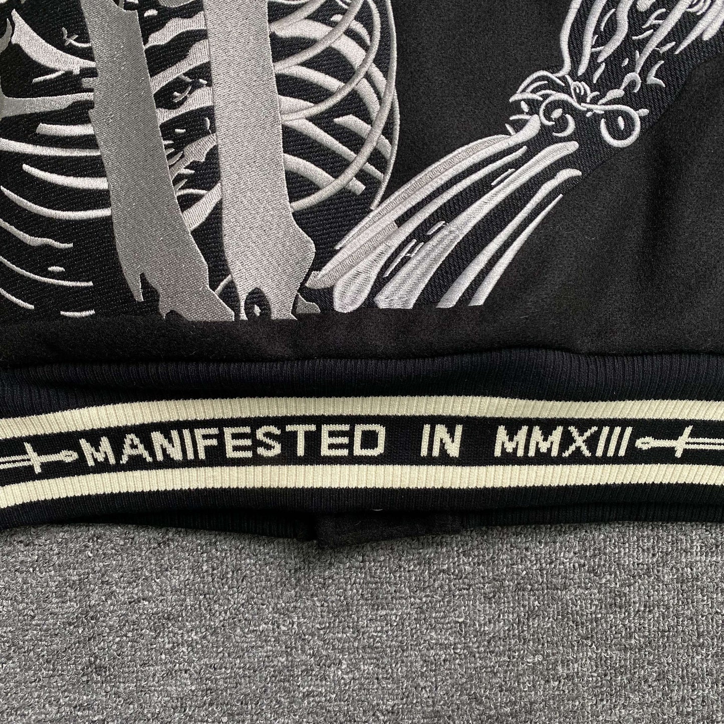 Godspeed Mankind Varsity Jacket Black