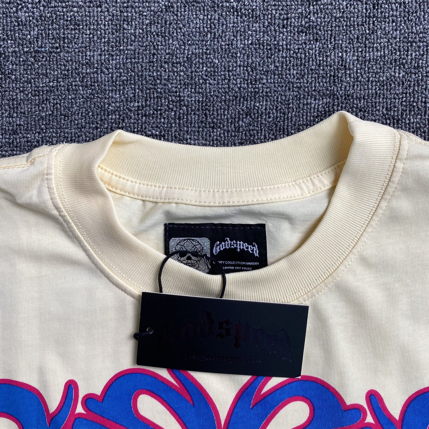 Godspeed Memento Vivere Tee Bone