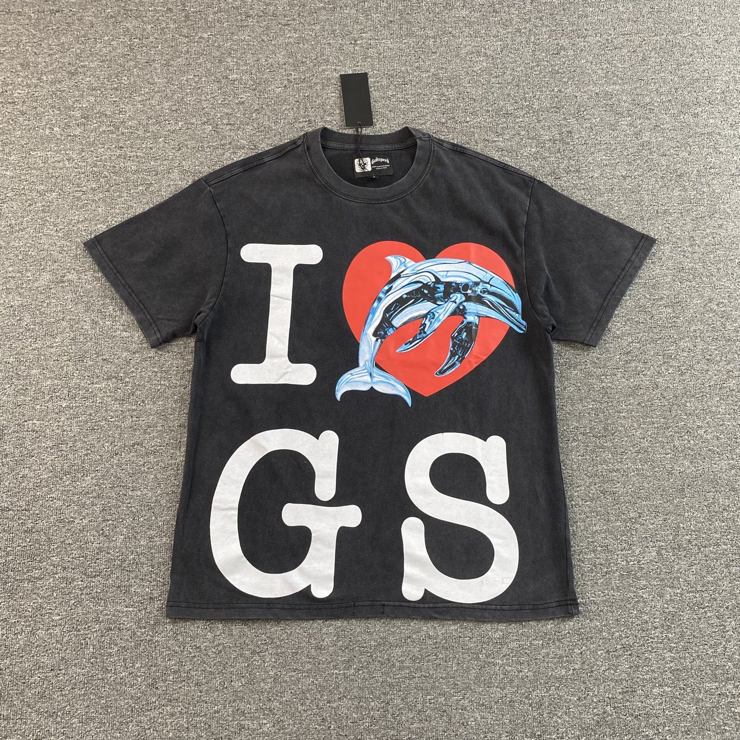 Godspeed Miami Dolphin Tee Black