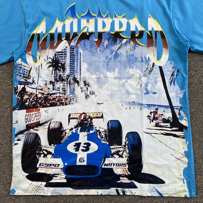 Godspeed Miami F1 Tee Blue