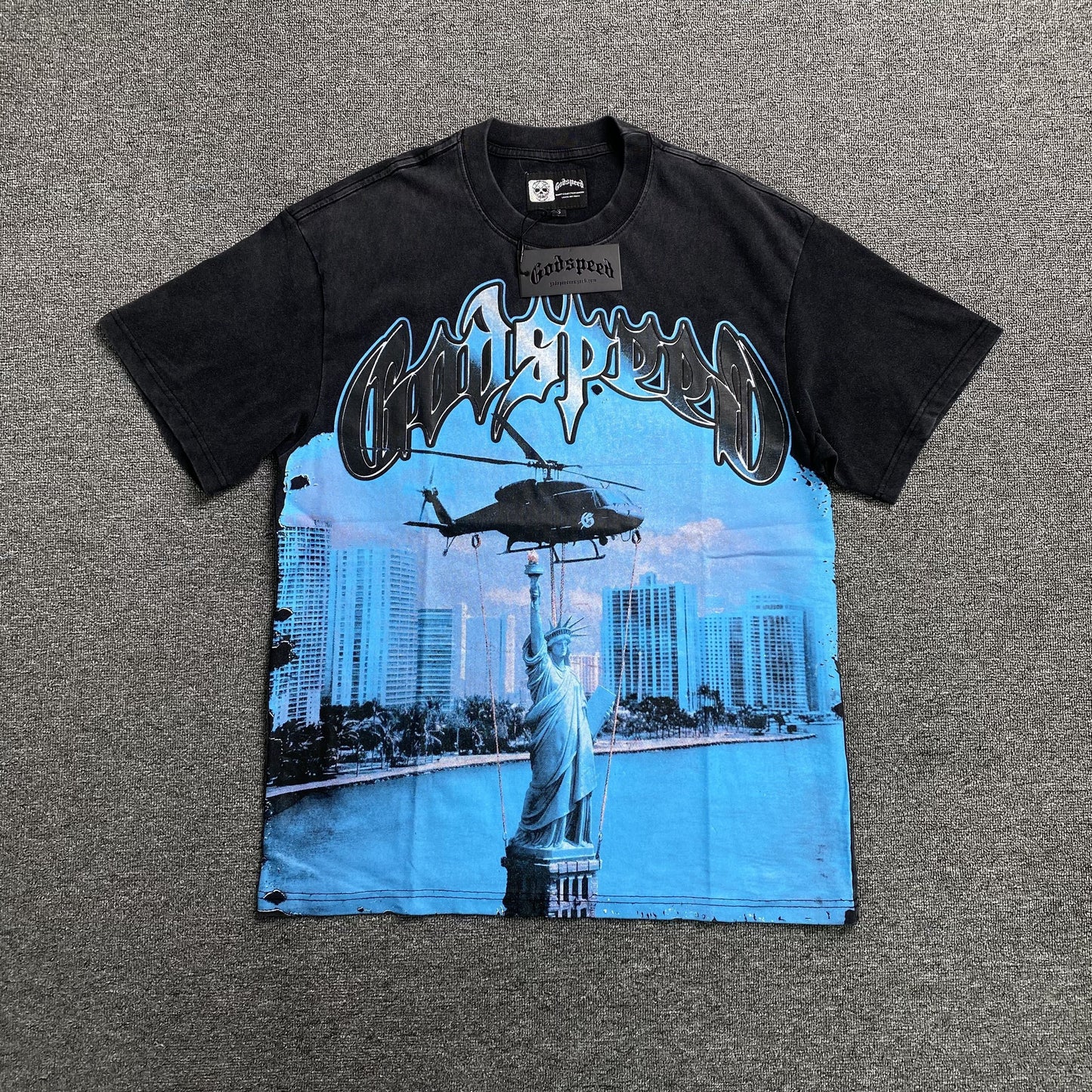 Godspeed Miami Liberty Lift Tee Black
