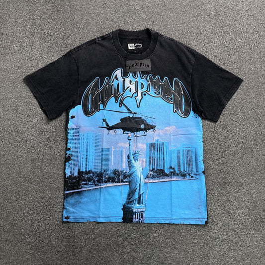 Godspeed Miami Liberty Lift Tee Black