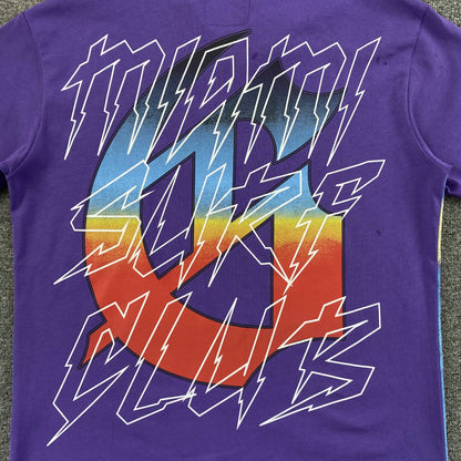Godspeed Miami Surf Club Tee Purple