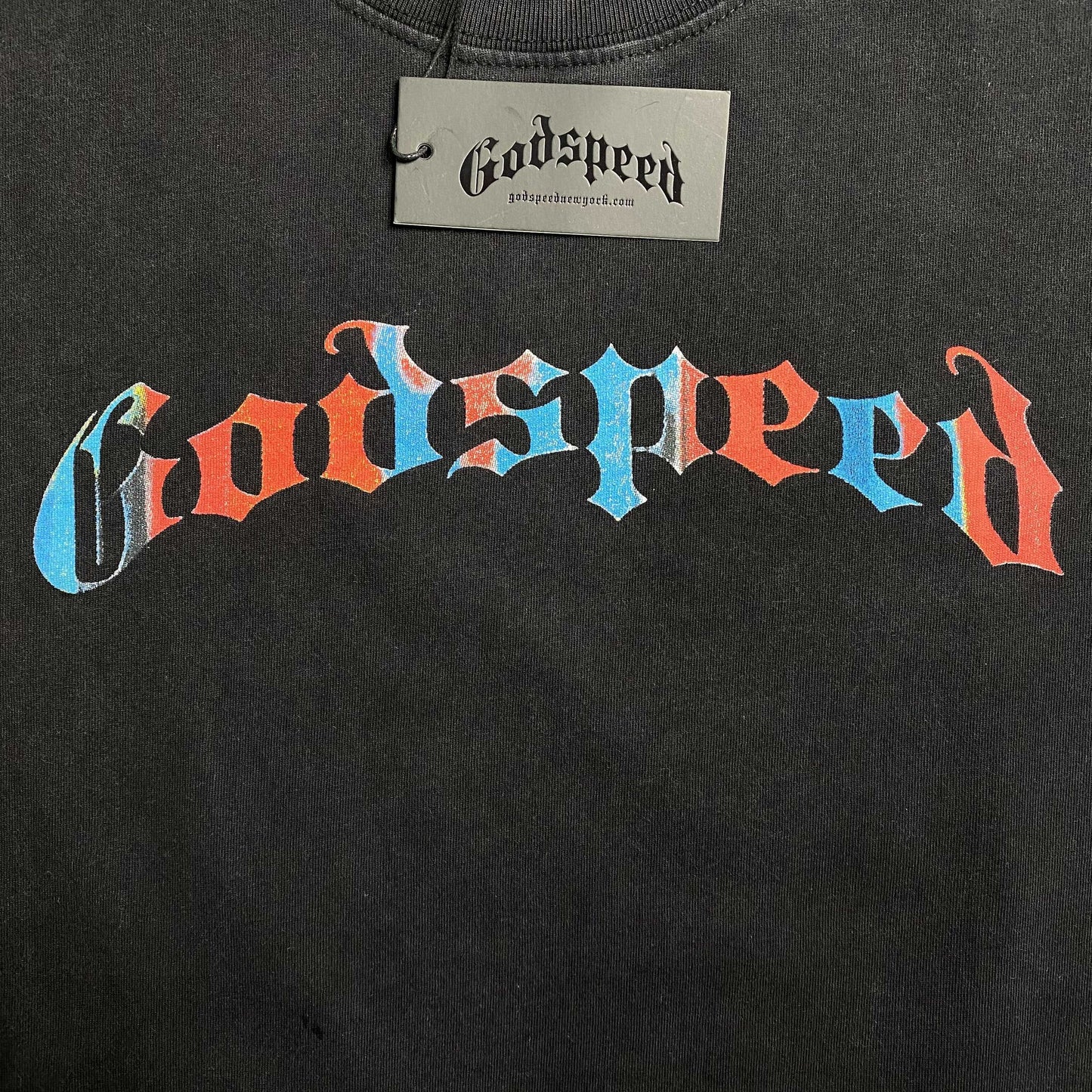 Godspeed Pastel Cowboy Tee Black