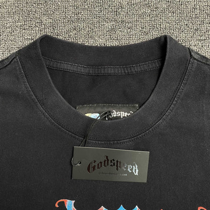 Godspeed Pastel Cowboy Tee Black