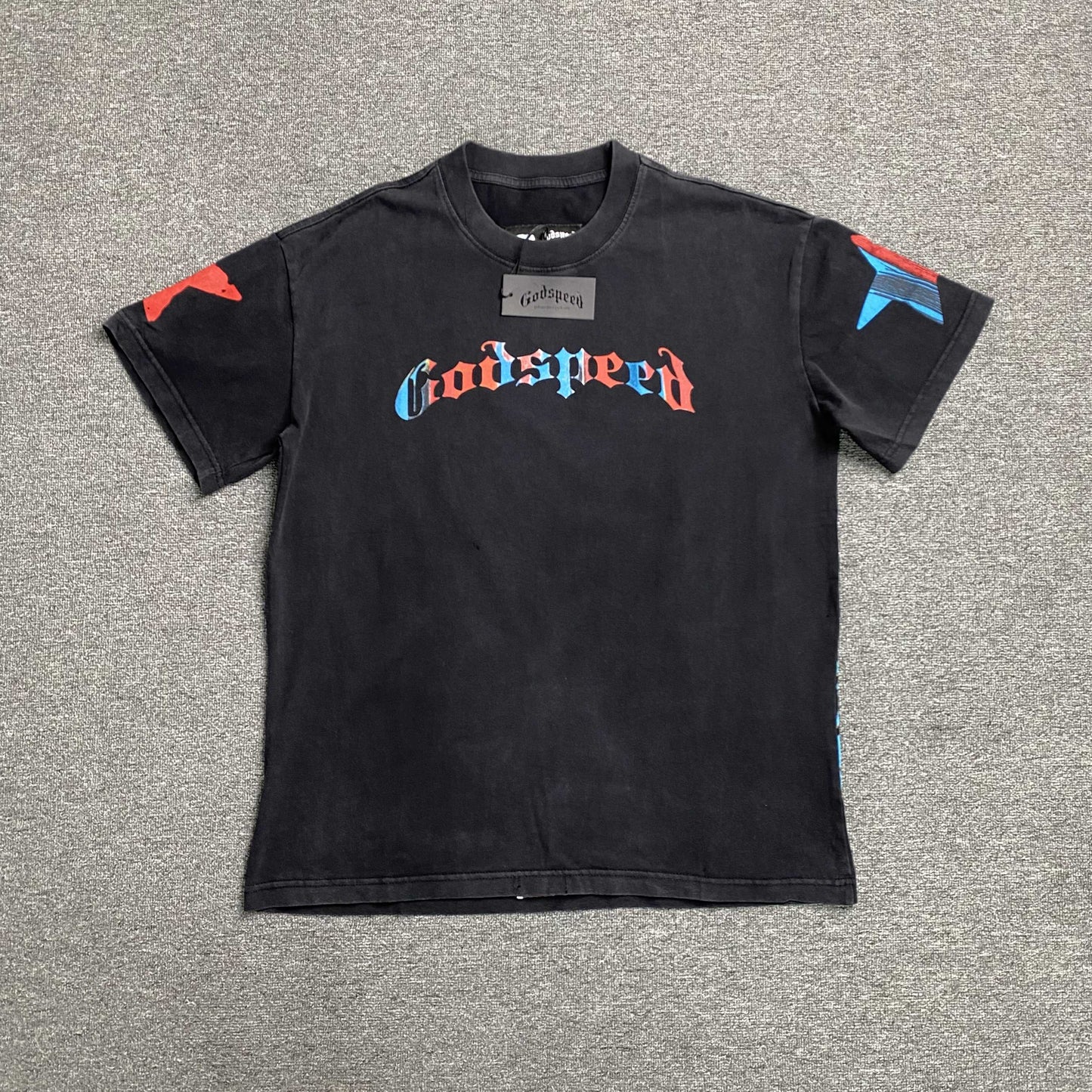 Godspeed Pastel Cowboy Tee Black