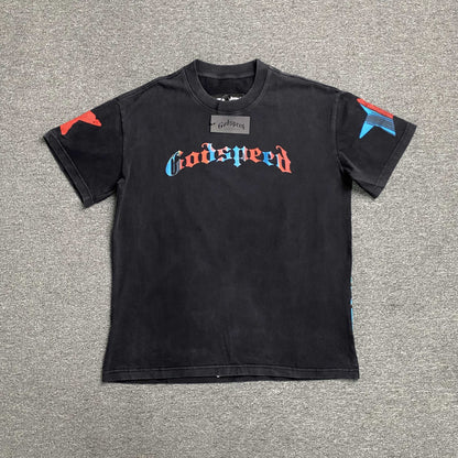 Godspeed Pastel Cowboy Tee Black