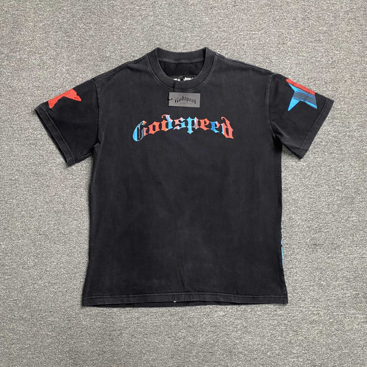 Godspeed Pastel Cowboy Tee Black