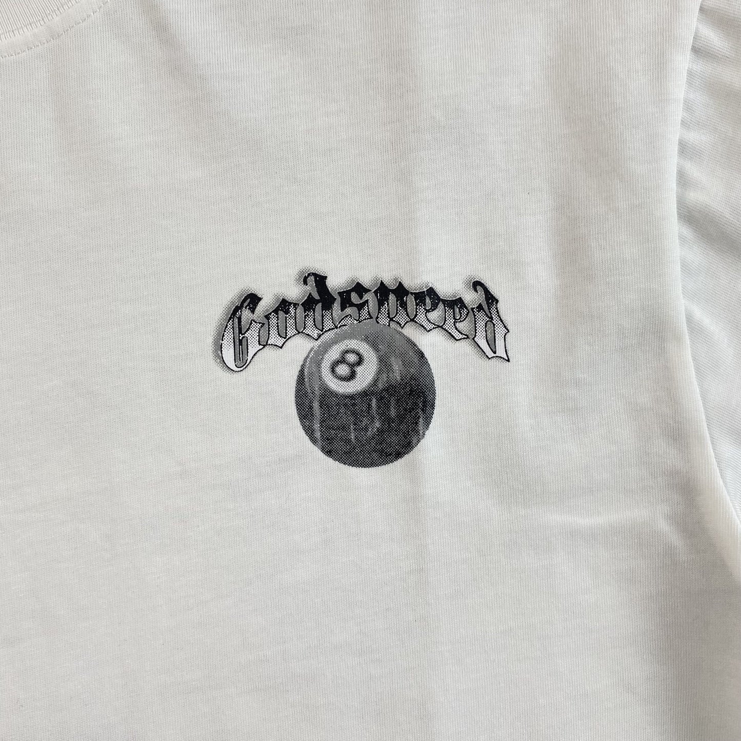 Godspeed Pool Shark Tee White