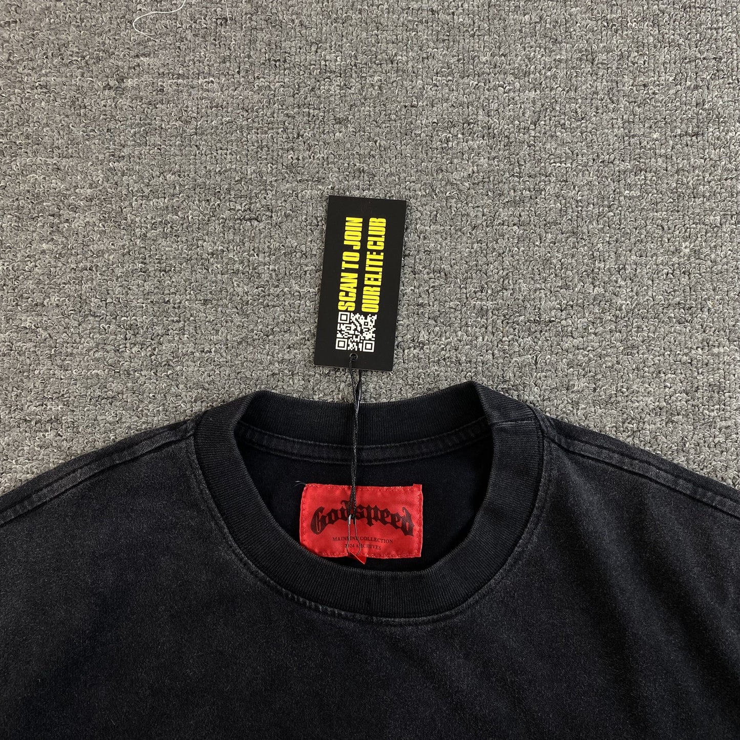 Godspeed Skeleton Eagle Hunter Tee Black