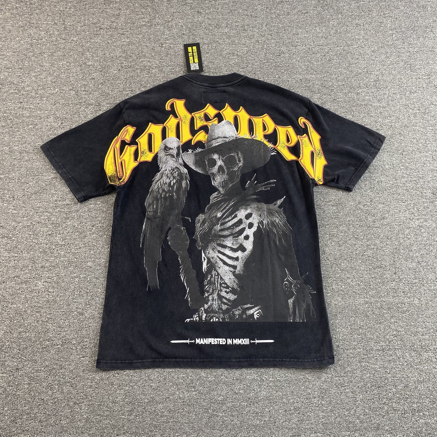 Godspeed Skeleton Eagle Hunter Tee Black