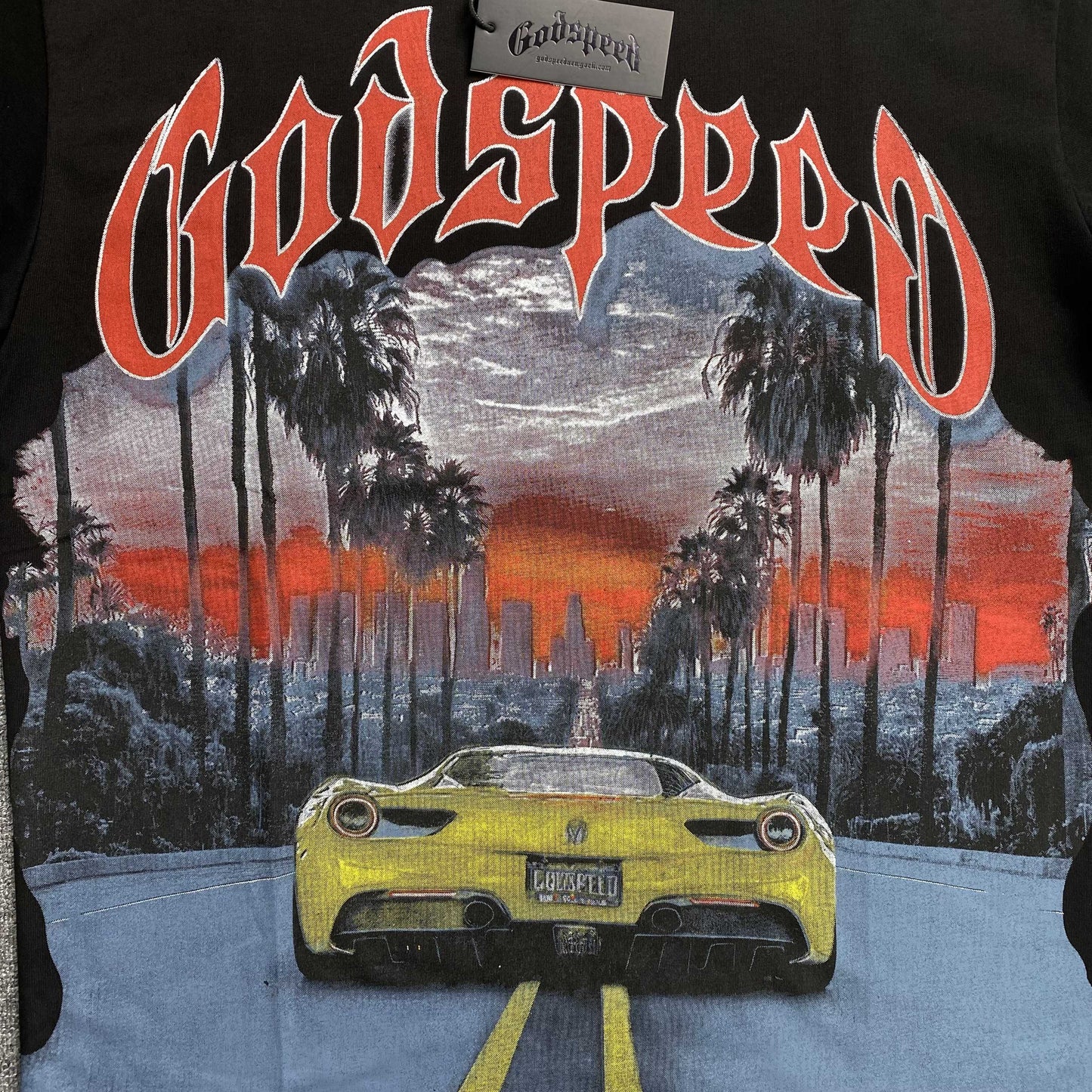 Godspeed Sunset BLVD Tee Black
